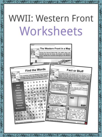 WWII Western Front Worksheets