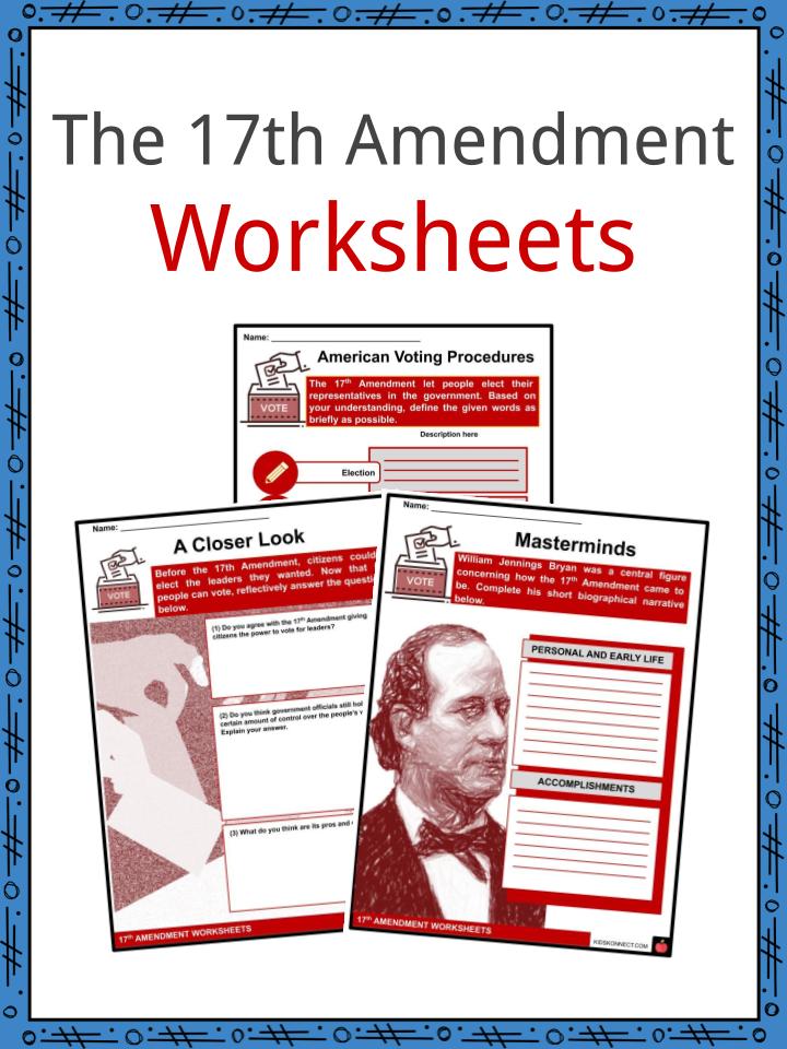 17th amendment examples
