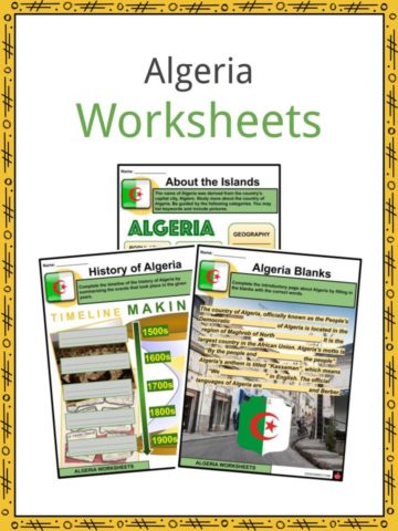 Algeria Worksheets