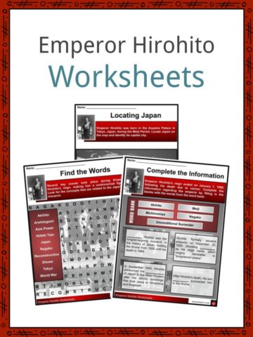 Emperor Hirohito Worksheets