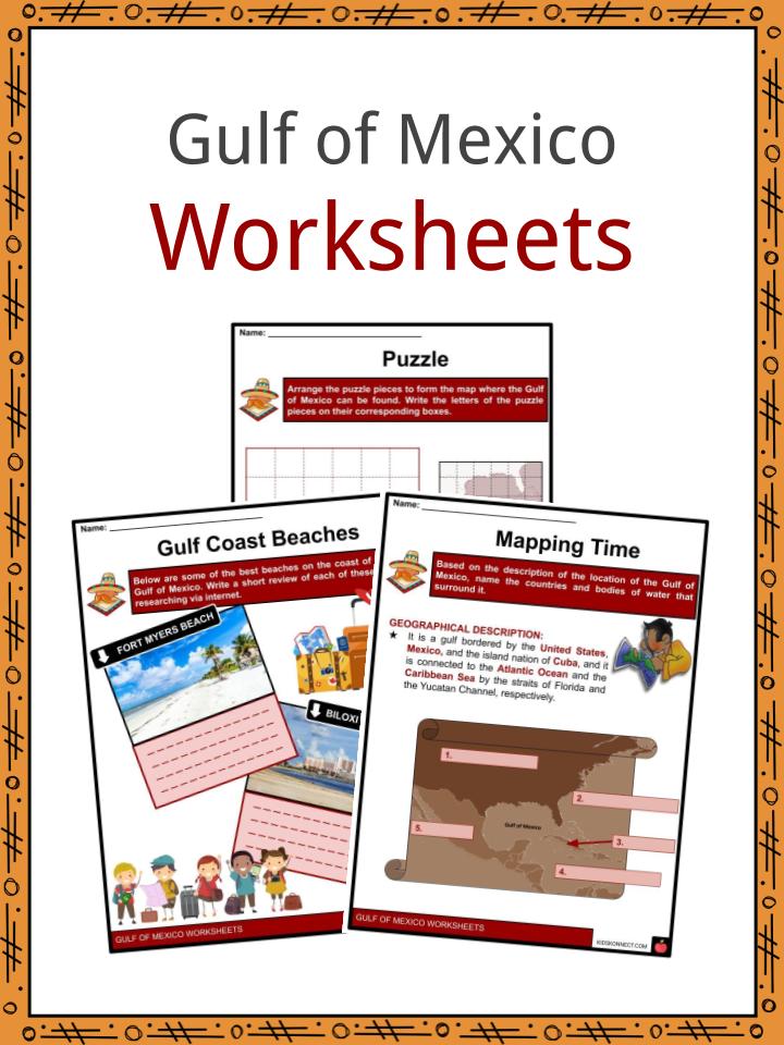 Gulf of Mexico Worksheets