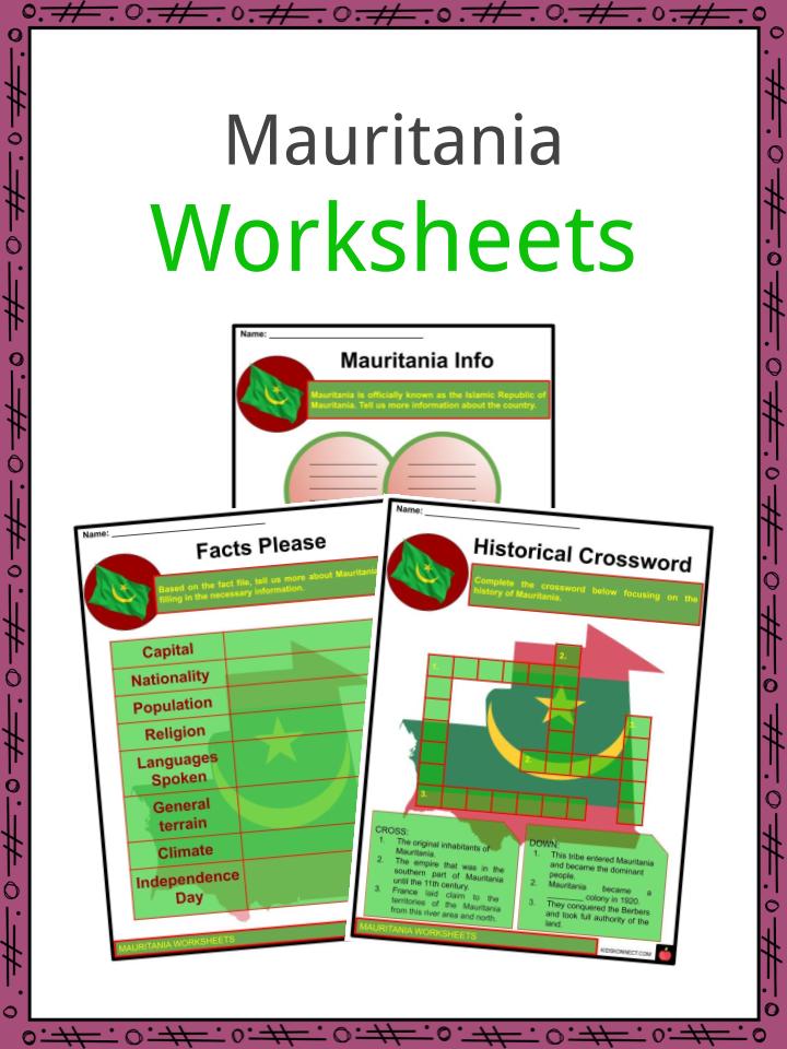 Mauritania Worksheets