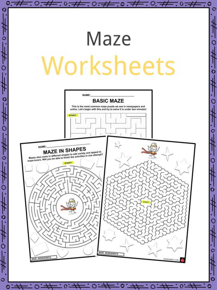 Maze Worksheets