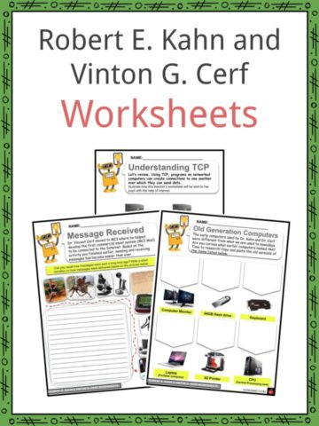 Robert E. Kahn and Vinton G. Cerf Worksheets