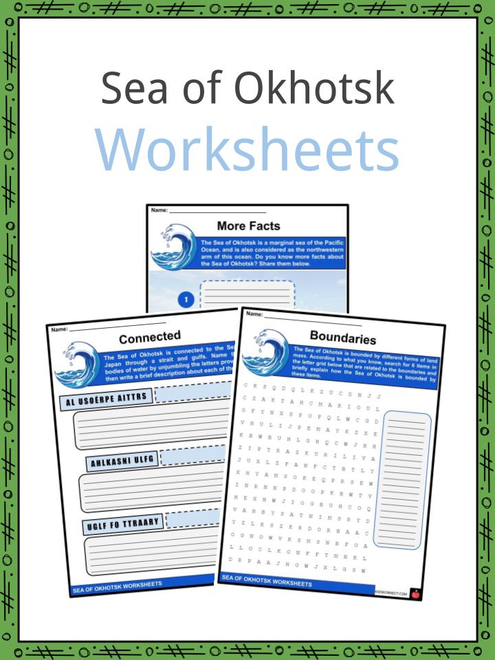 Sea of Okhotsk Worksheets