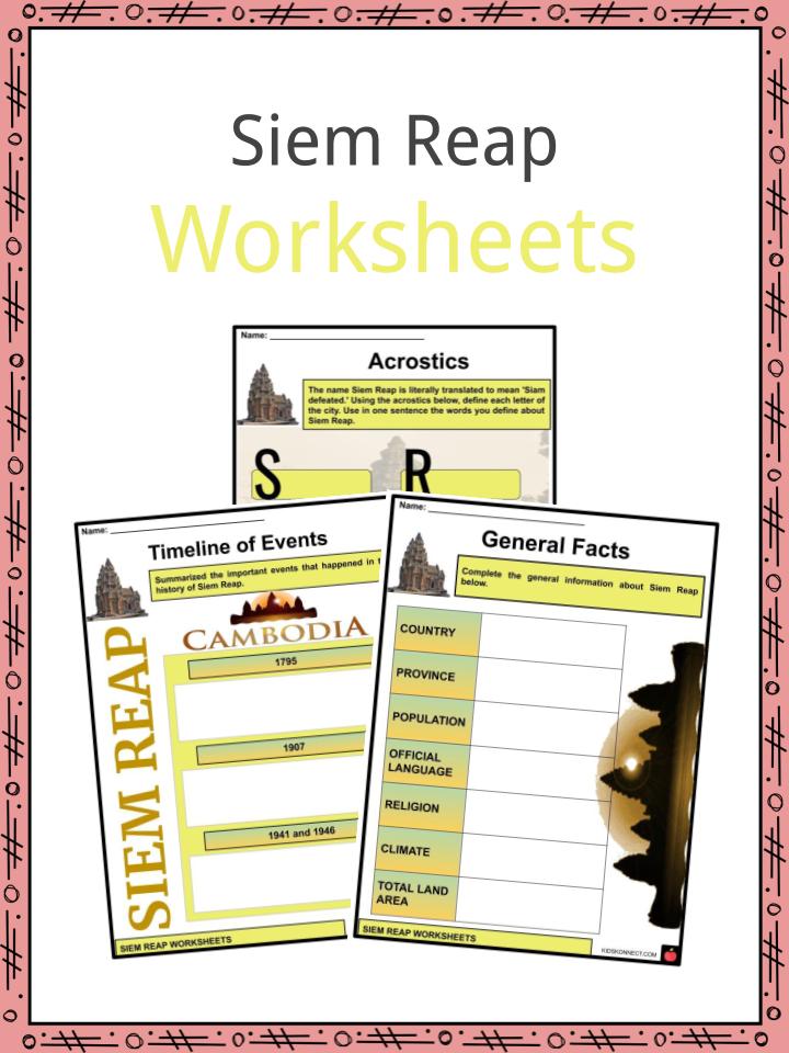 Siem Reap Worksheets