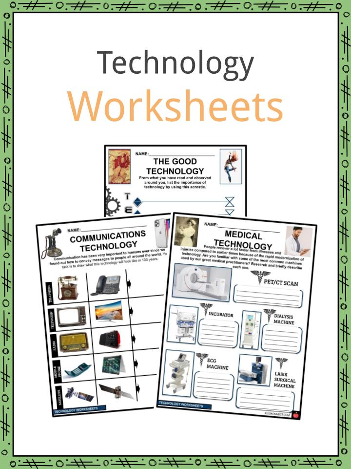 technology-facts-worksheets-definition-history-for-kids