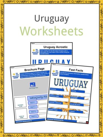 Uruguay Worksheets