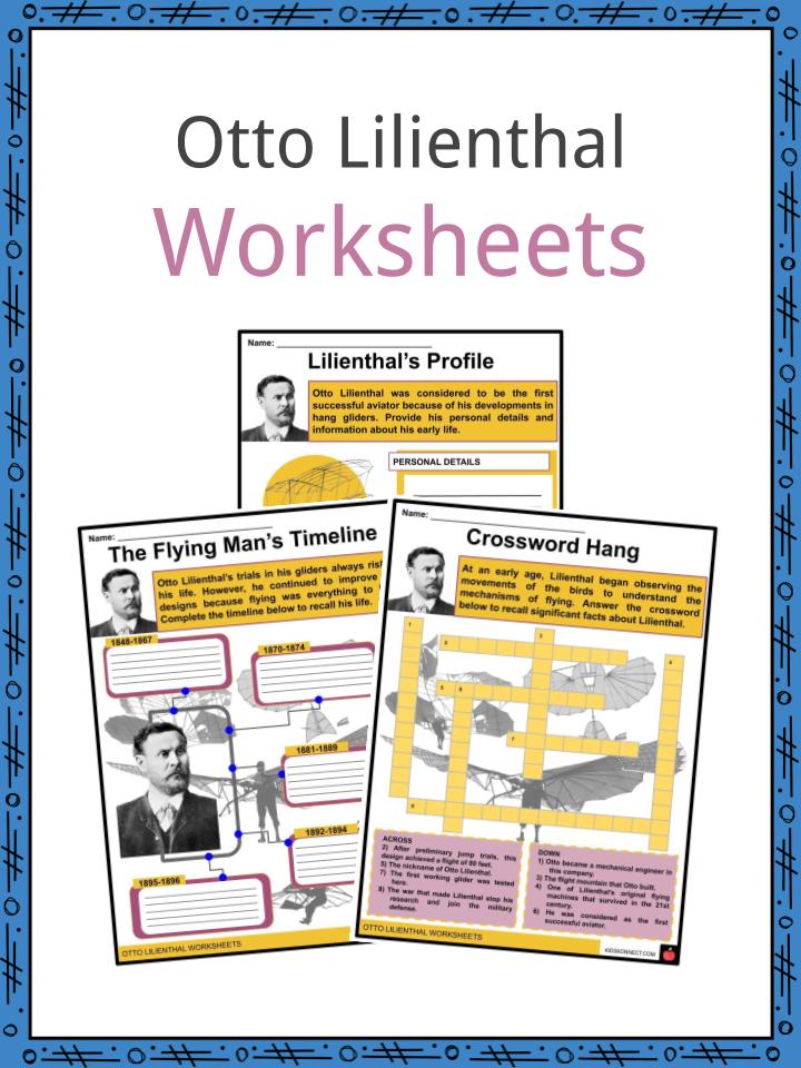 Otto Lilienthal Worksheets