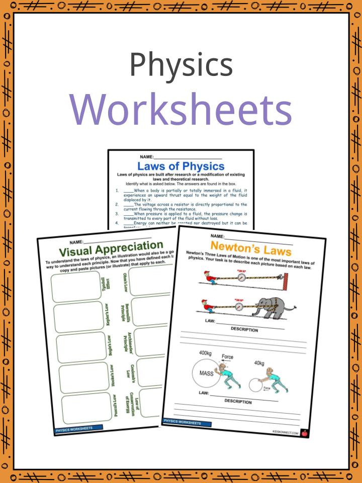 Printable Physics Worksheets Worksheets For Kindergarten