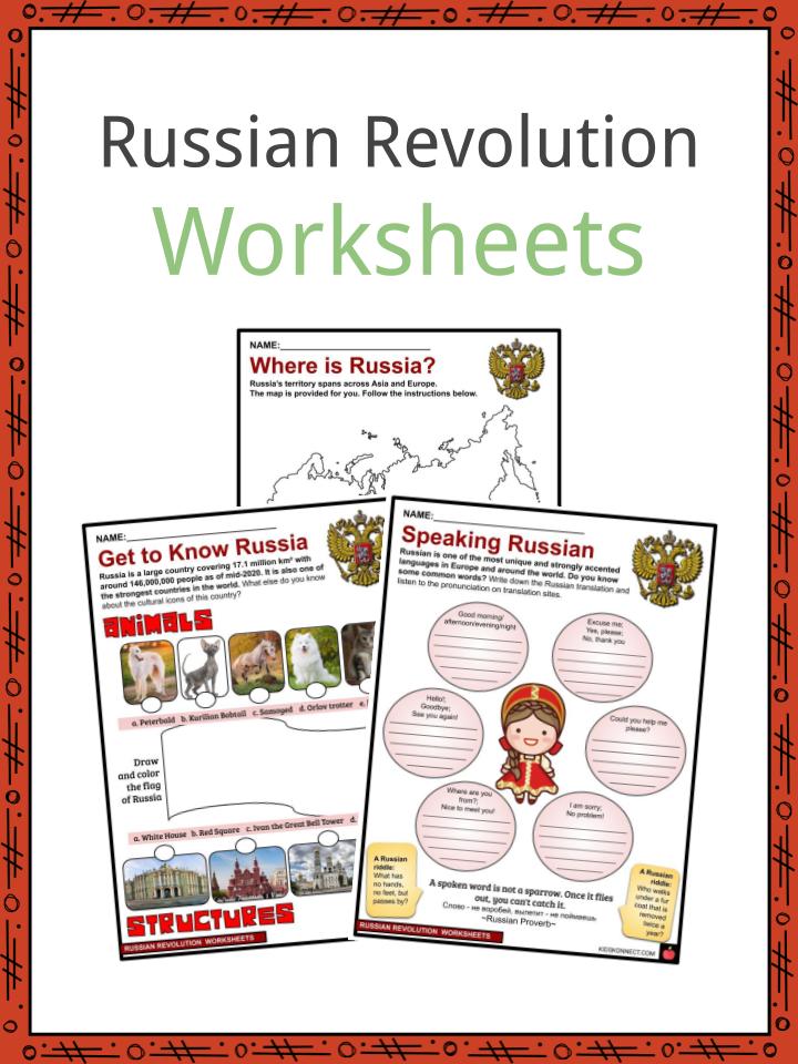 Russian Revolution Facts Worksheets The Romanovs For Kids