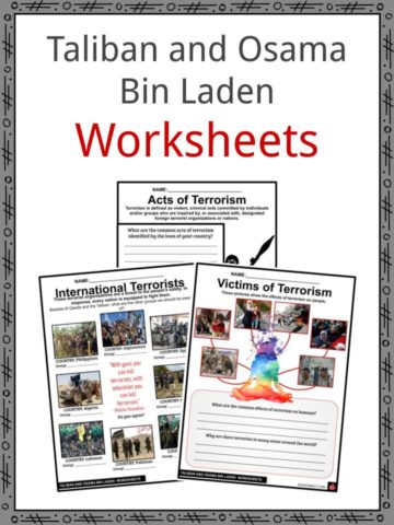 Taliban and Osama Bin Laden Worksheets