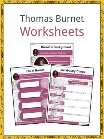 Thomas Burnet Worksheets