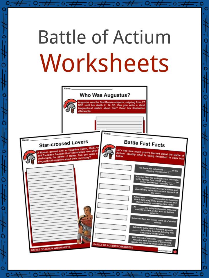 Battle of Actium Worksheets