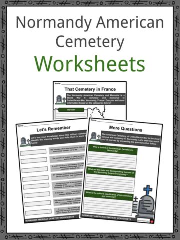 Normandy American Cemetery Worksheets