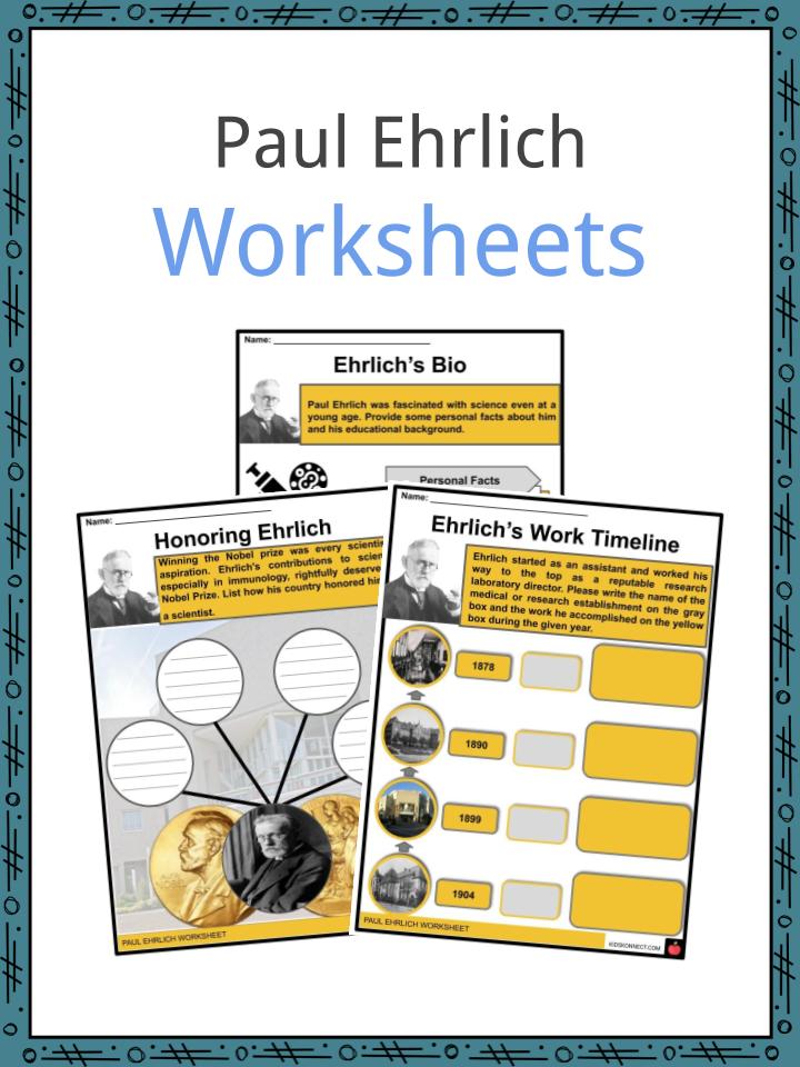 Paul Ehrlich Worksheets