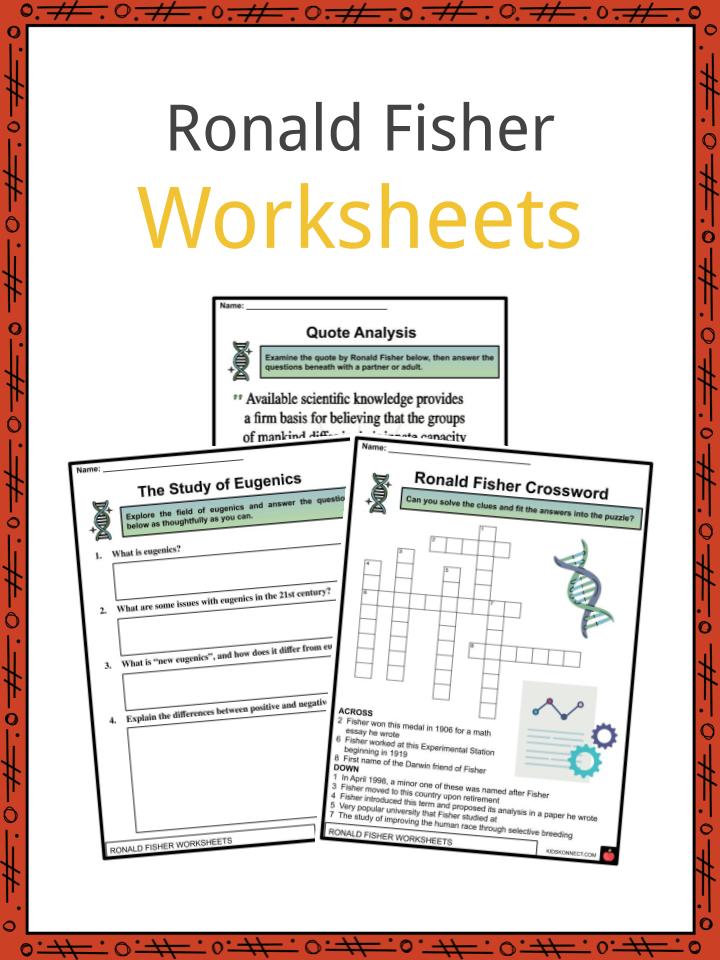 Ronald Fisher Worksheets