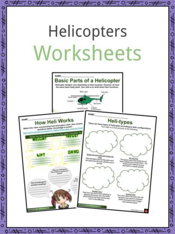 Helicopters Worksheets