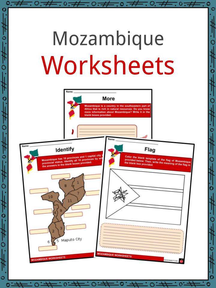 Mozambique Worksheets
