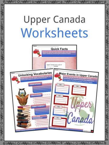Upper Canada Worksheets