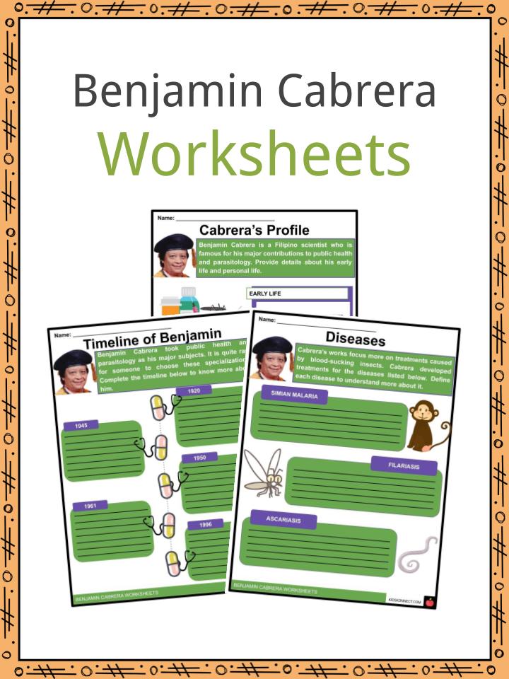 Benjamin Cabrera Worksheets