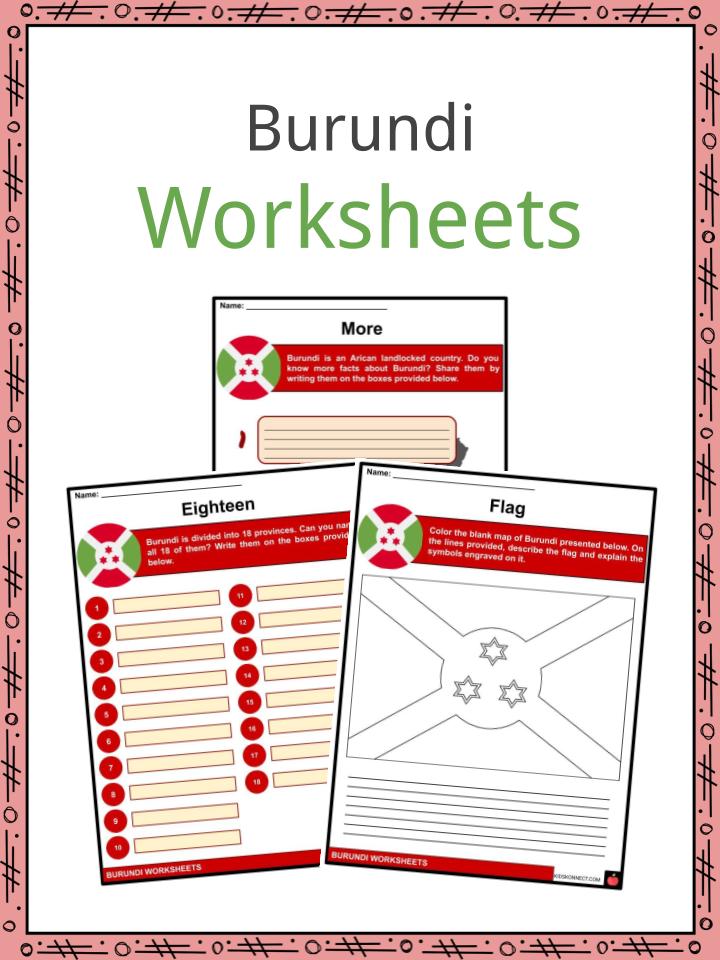 Burundi Worksheets