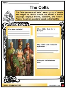 Iron Age/Celtic Warrior Worksheet  Celtic warriors, History worksheets,  Celtic