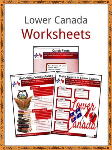 Lower Canada Worksheets
