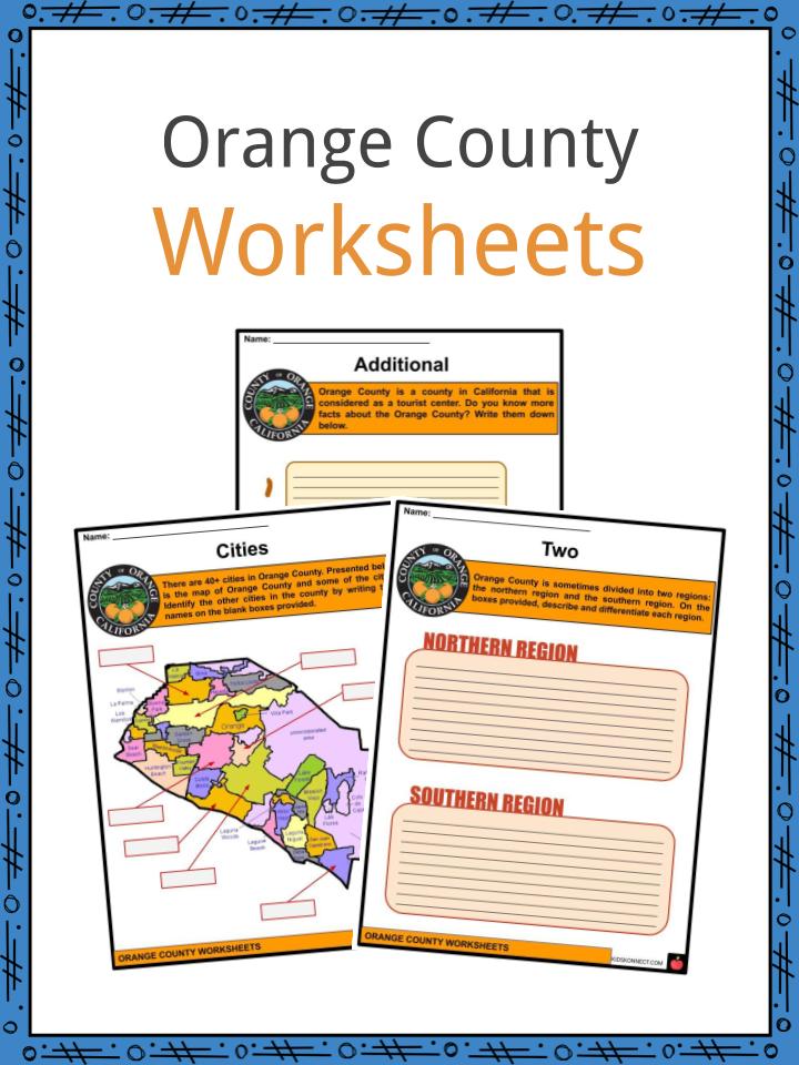 Orange County Worksheets