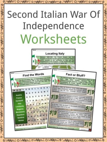 Second Italian War of Independence Worksheets