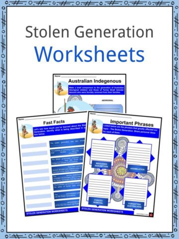 Stolen Generation Worksheets