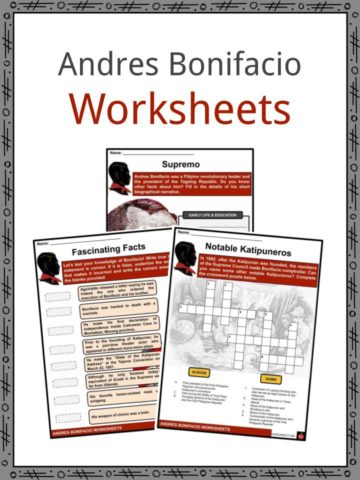 Andres Bonifacio Worksheets