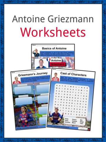 Antoine Griezmann Worksheets