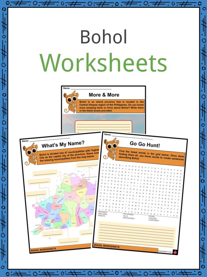 Bohol Worksheets