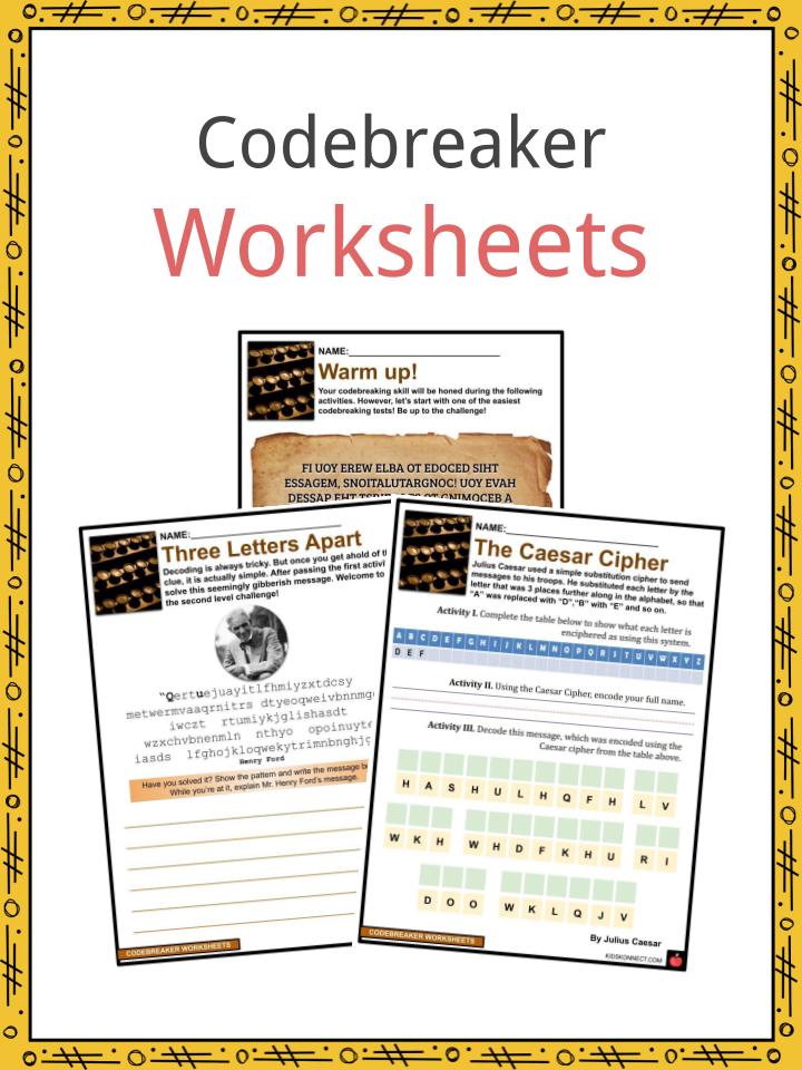 Codebreaker Facts, Worksheets & Cryptography For Kids