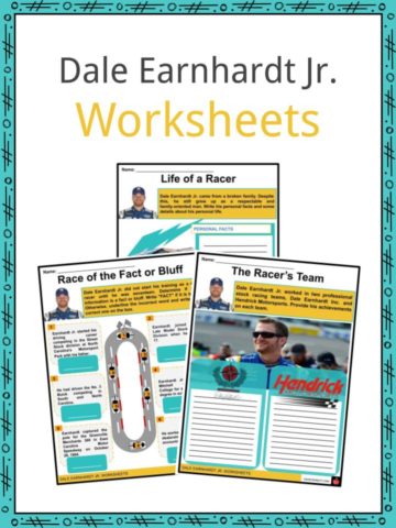 Dale Earnhardt Jr. Worksheets