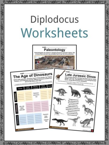 Diplodocus Worksheets
