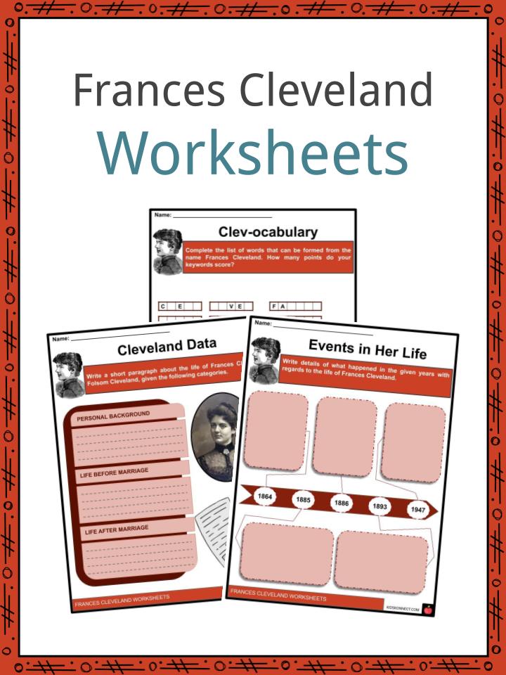 Frances Cleveland Worksheets
