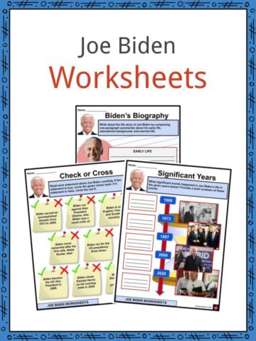 Joe Biden Worksheets