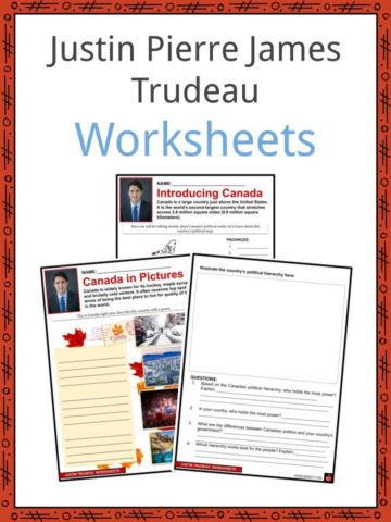 Justin Pierre James Trudeau Worksheets