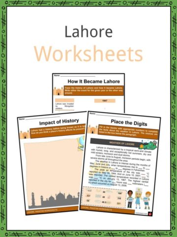 Lahore Worksheets