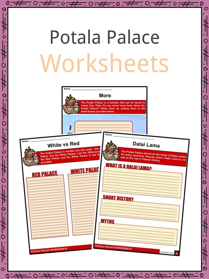Potala Palace Worksheets