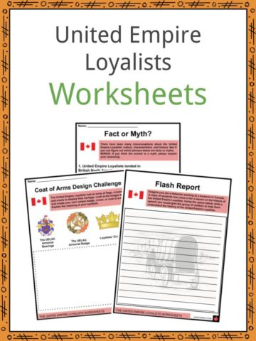 United Empire Loyalists Worksheets