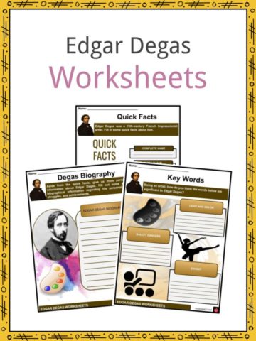Edgar Degas Worksheets
