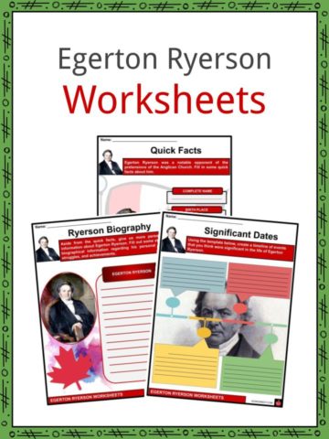 Egerton Ryerson Worksheets