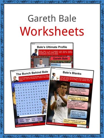 Gareth Bale Worksheets