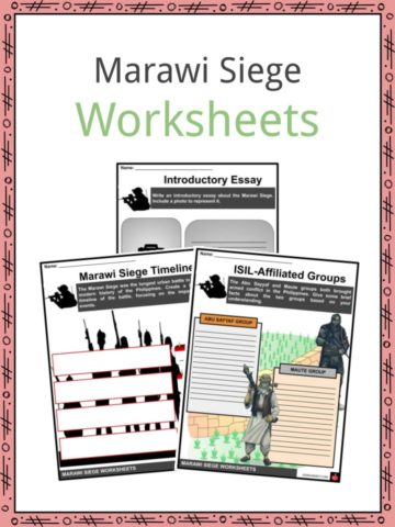 Marawi Siege Worksheets