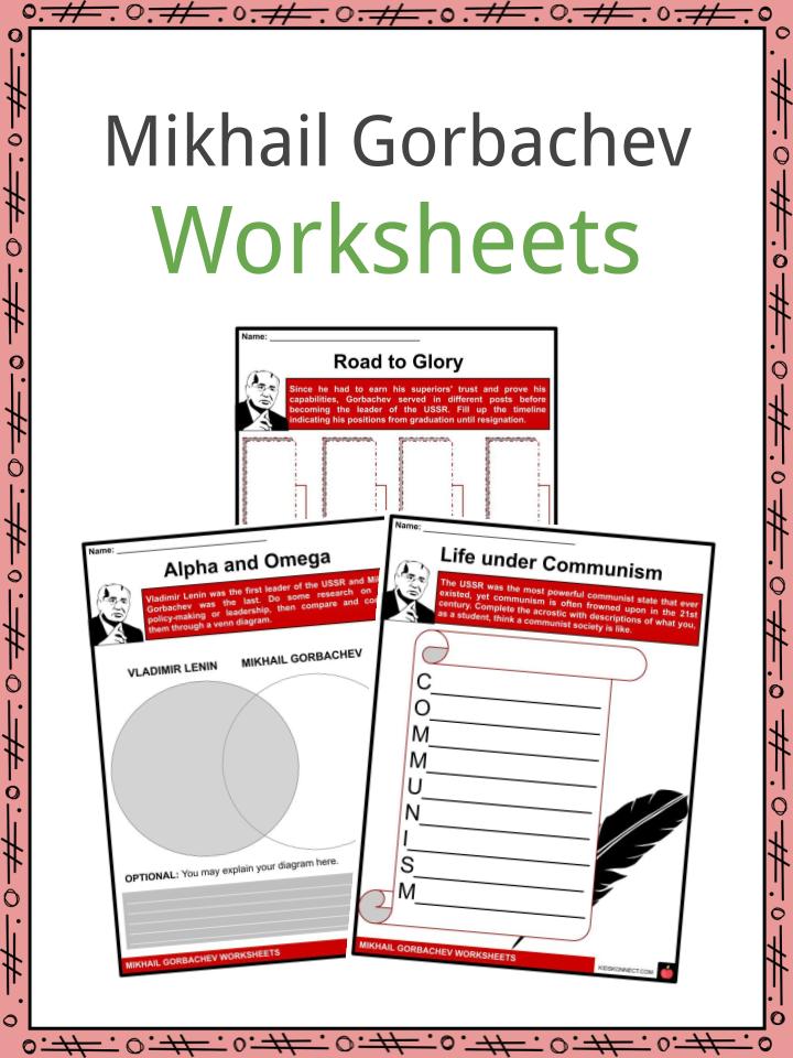 Mikhail Gorbachev Facts, Worksheets, Early Life & Rise To Power For Kids
