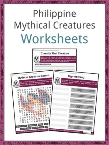 Philippine Mythical Creatures Worksheets