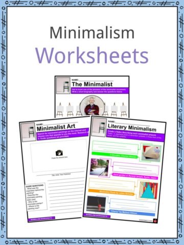 Minimalism Worksheets